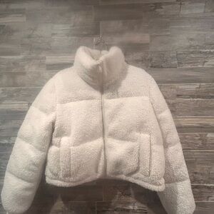 Hollister Cream Teddy Jacket